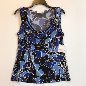 NWT Liz Claiborne sleeveless cowl neck
